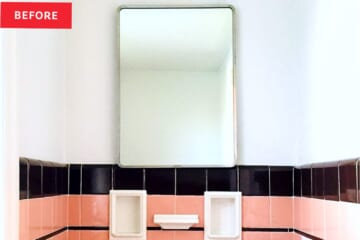 This $400 Bathroom Transformation Has “Chic Tree House” Vibes