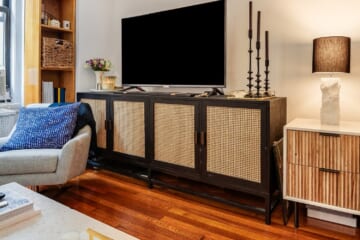 12 Walmart TV Stands That'll Add Stylish Storage to Your Living Room