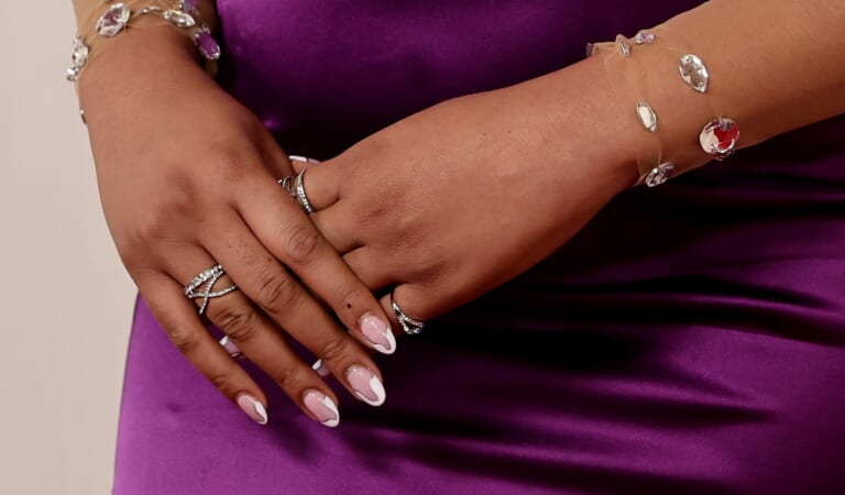 Crushed French Manicures Offer An Elevated Twist on a Classic